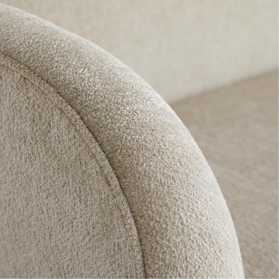 Arteriors Catalina Boucle Chaise - Stone