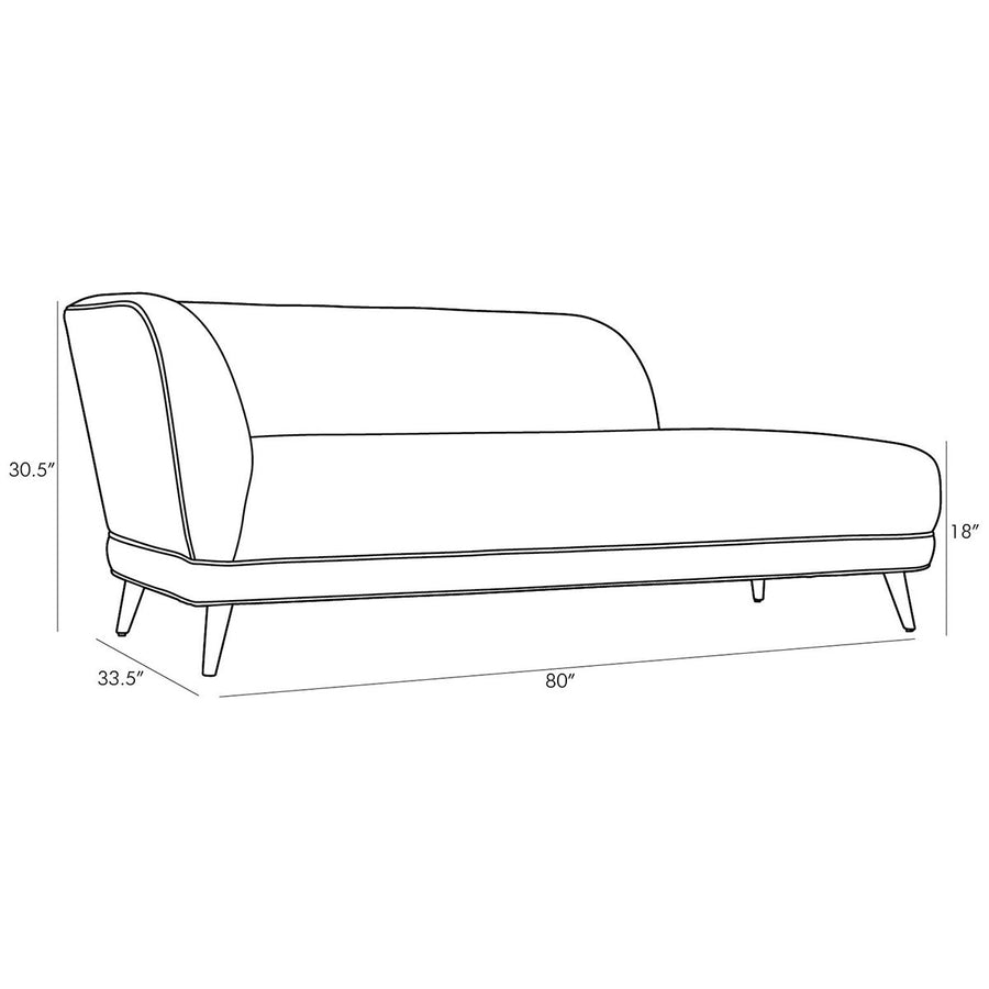 Arteriors Catalina Boucle Chaise - Stone