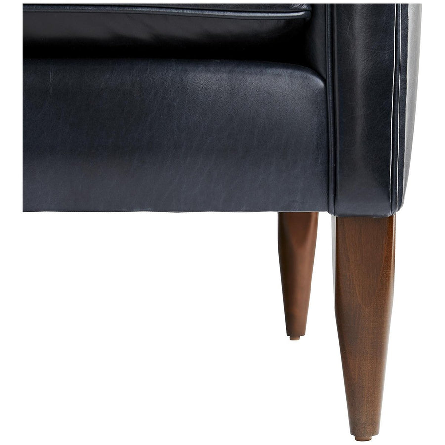 Arteriors Vincent Leather Sofa - Ink