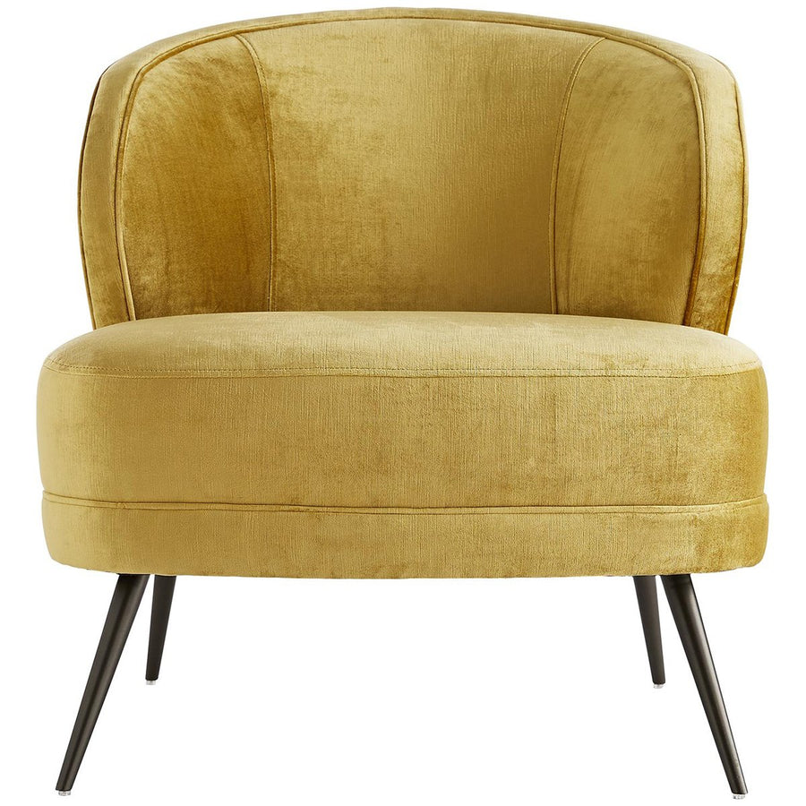 Arteriors Kitts Velvet Chair - Marigold