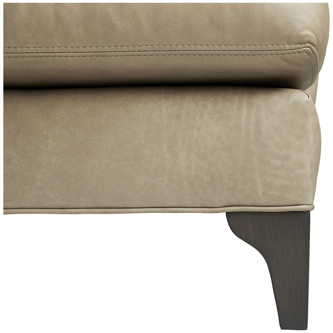 Arteriors Klein Sofa - Grey Ash/Mushroom Leather