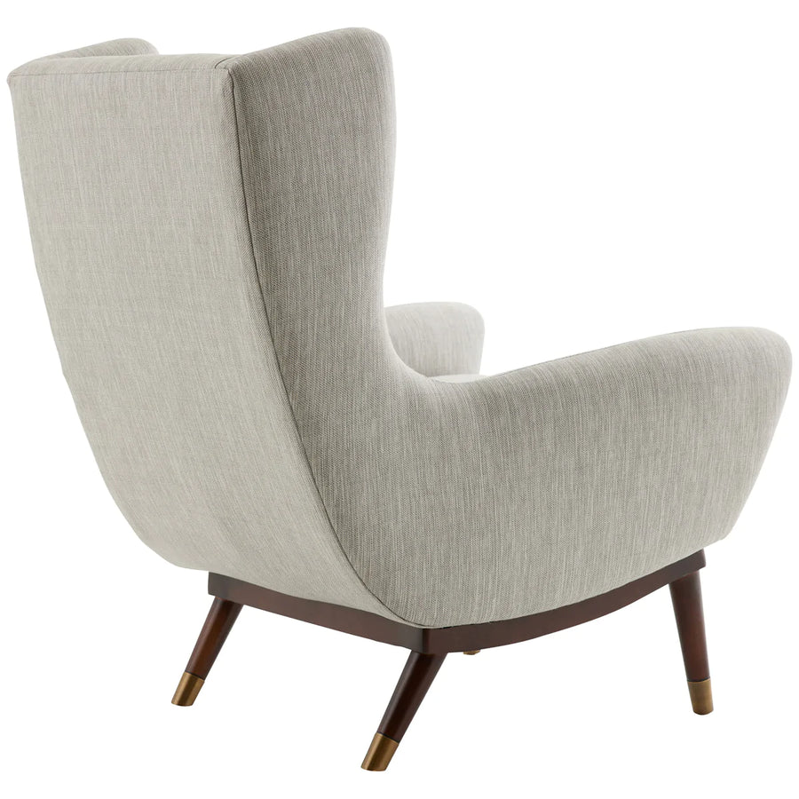 Arteriors Ophelia Lounge Chair - Fossil Tweed