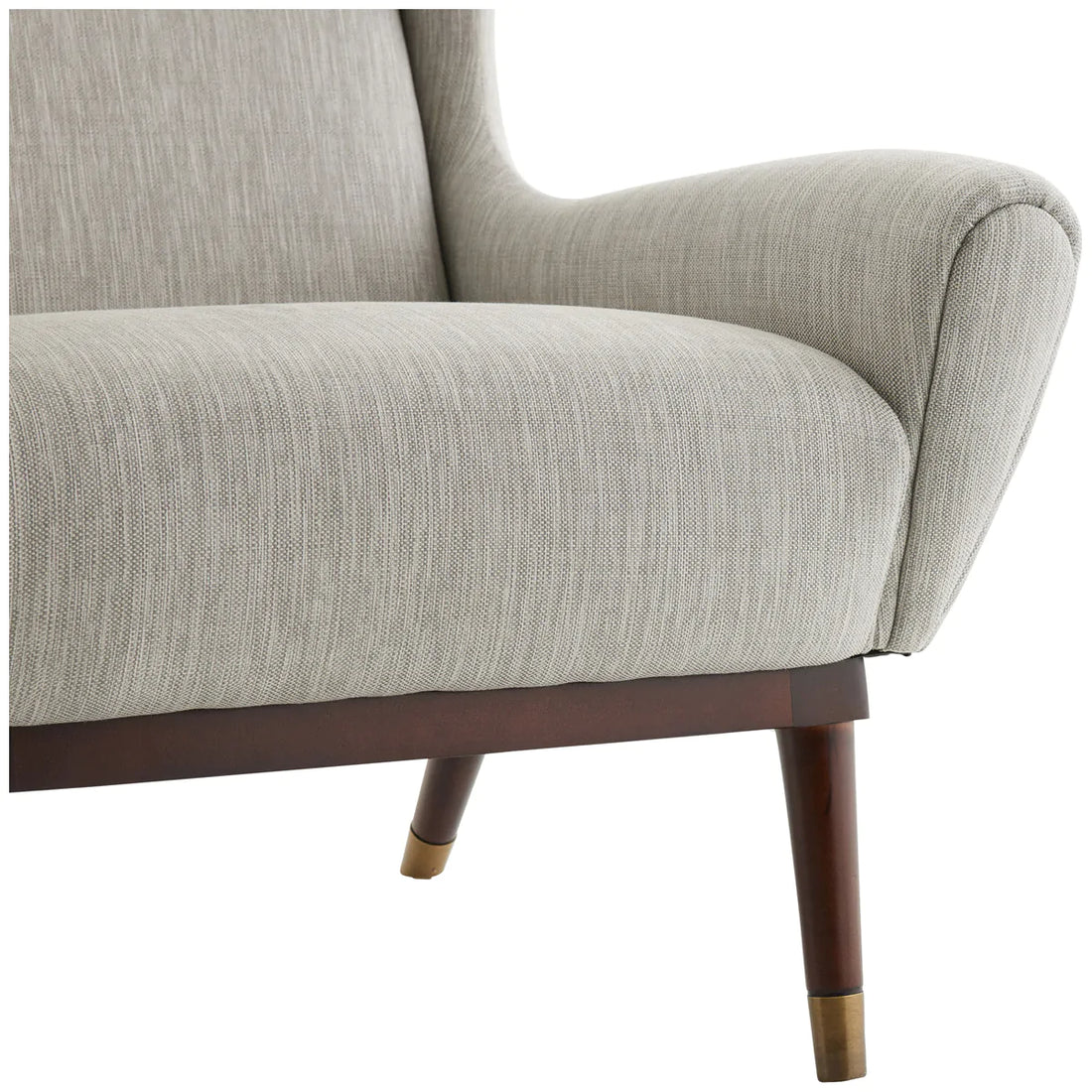 Arteriors Ophelia Lounge Chair - Fossil Tweed