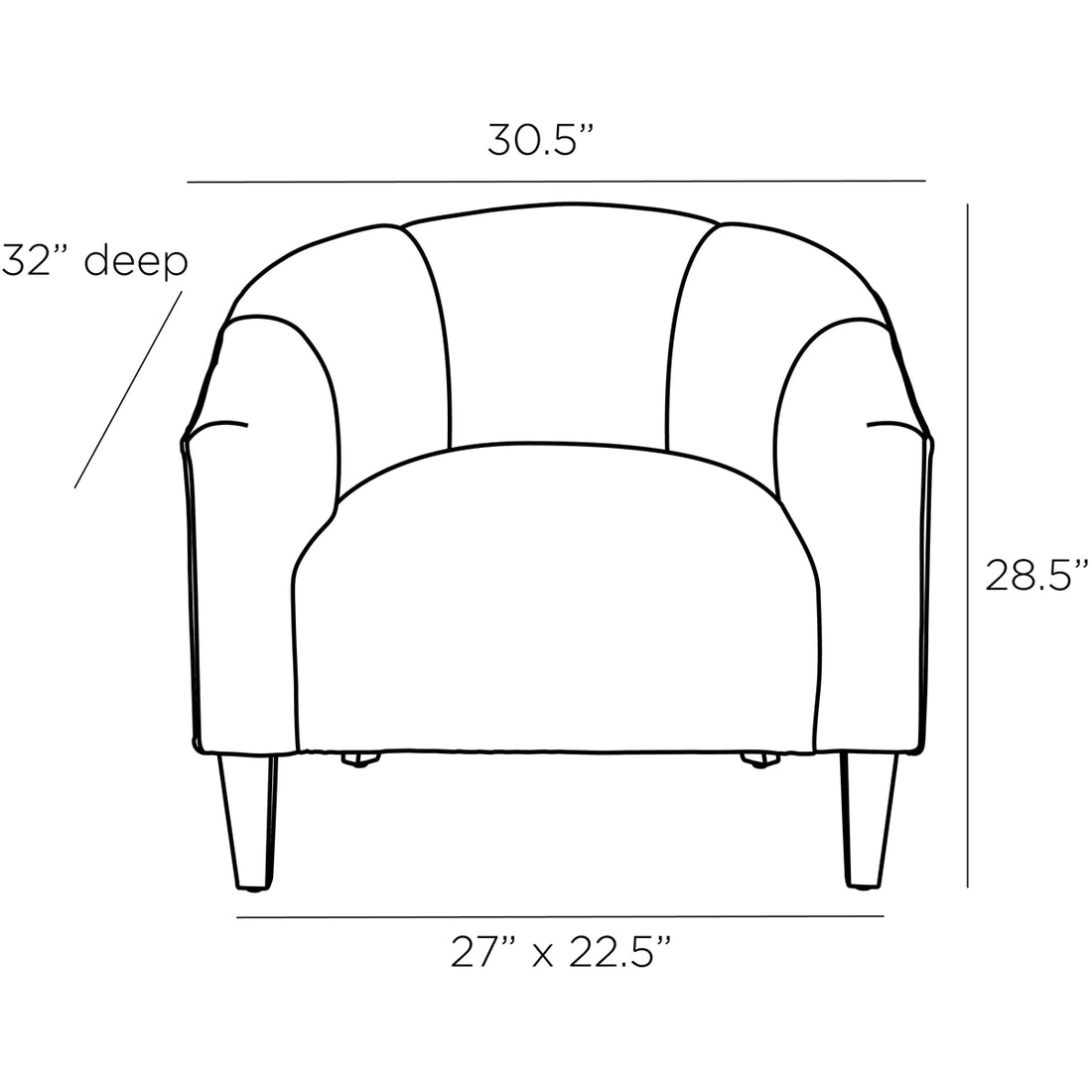 Arteriors Misha Accent Chair