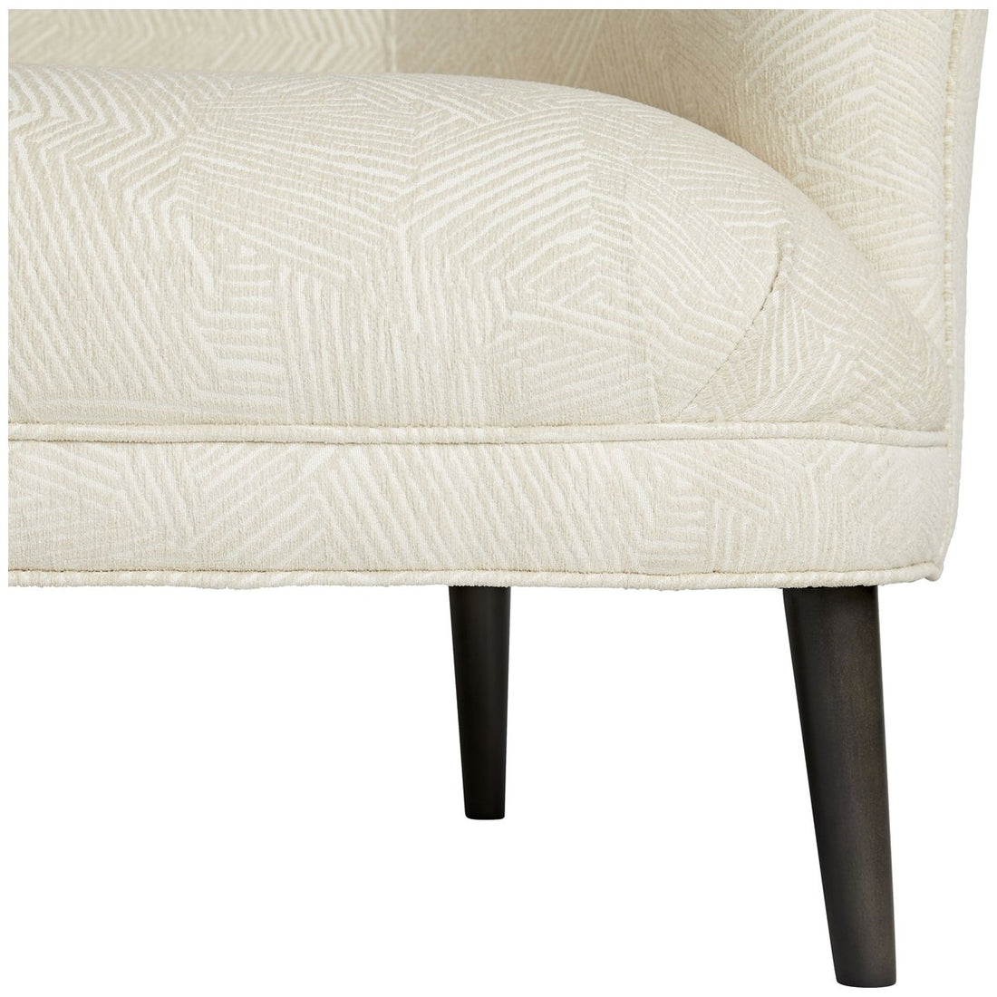 Arteriors Duprey Settee, Textured Ivory Grey Ash