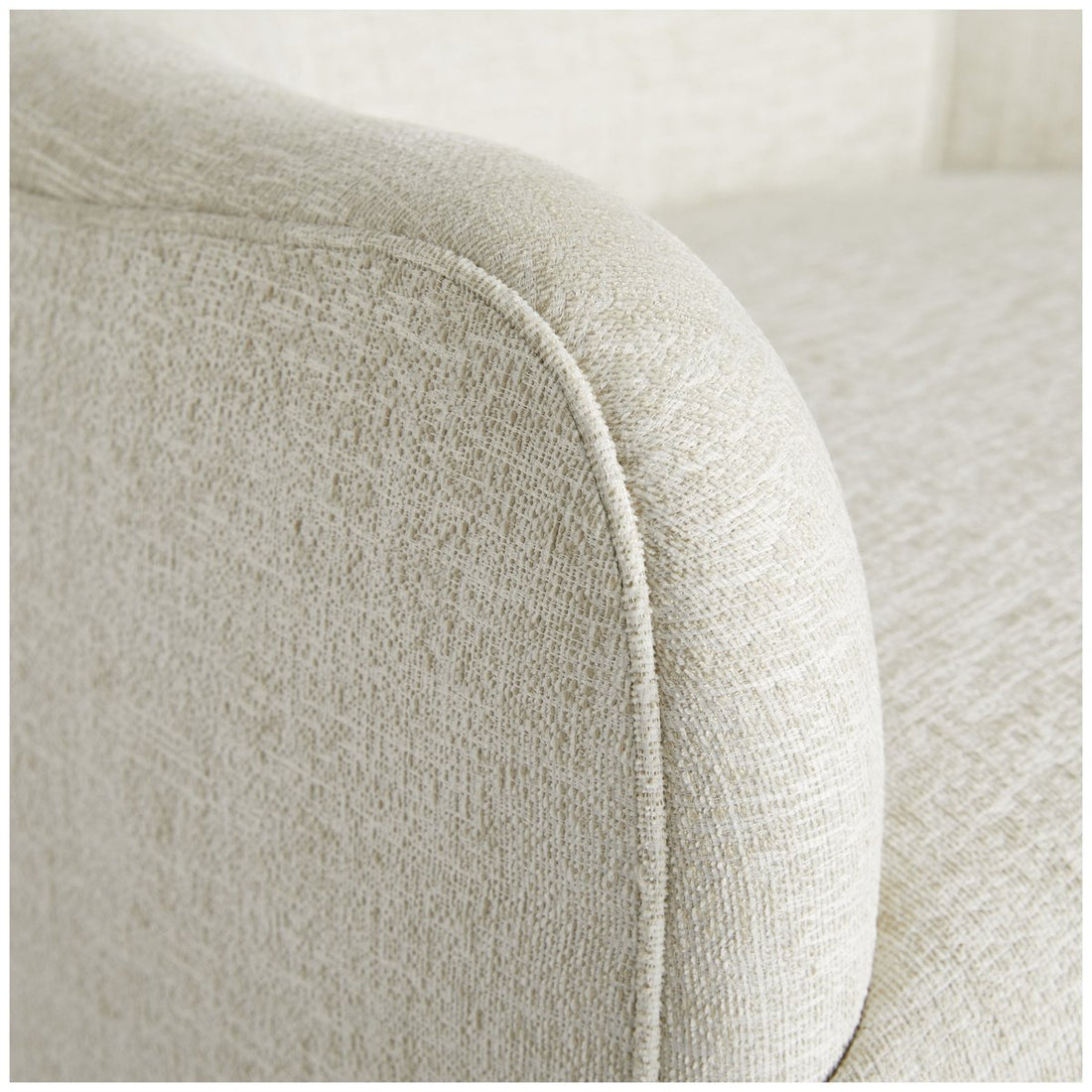 Arteriors Delfino Swivel Chair, Frost Linen