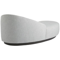 Arteriors Turner Chaise, Iceberg Linen Grey Ash