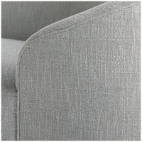 Arteriors Turner Chaise, Iceberg Linen Grey Ash