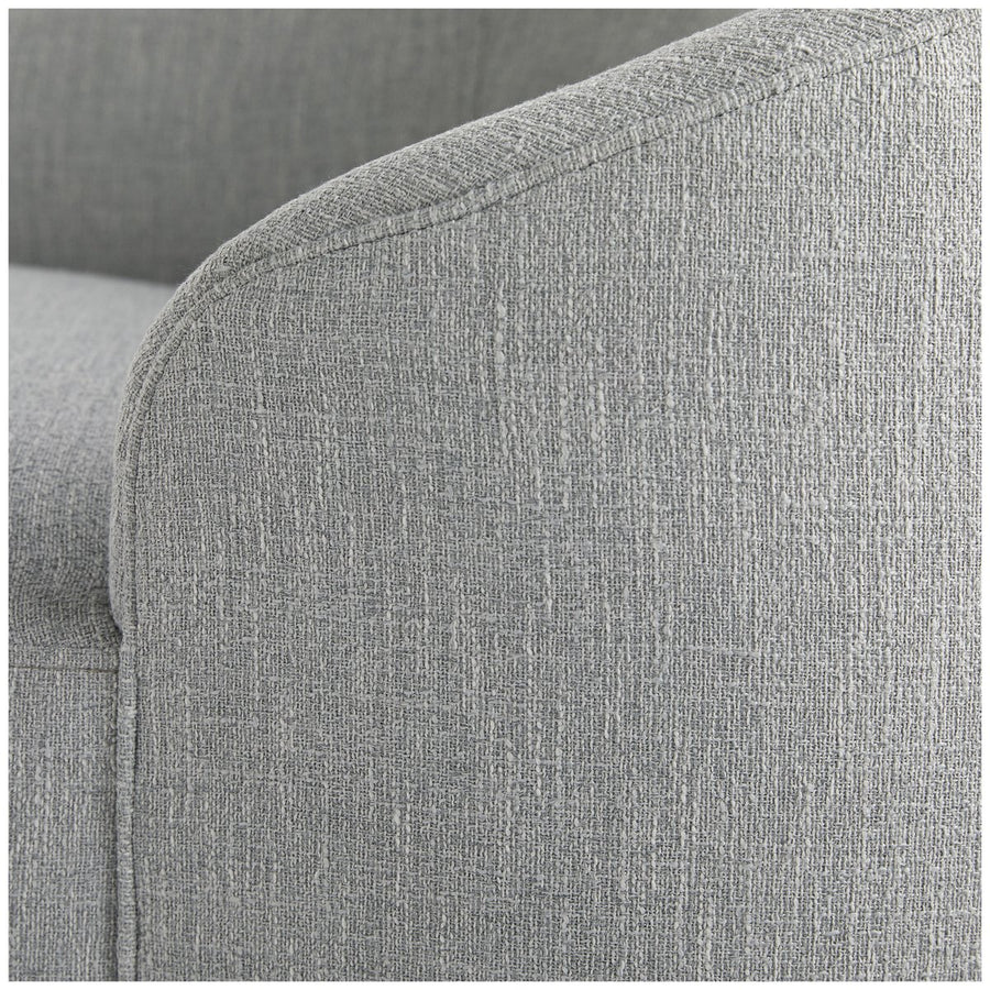 Arteriors Turner Chaise, Iceberg Linen Grey Ash