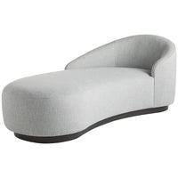 Arteriors Turner Chaise, Iceberg Linen Grey Ash