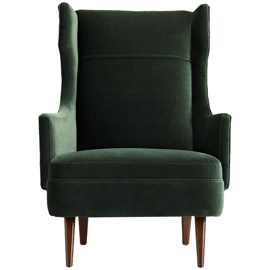 Arteriors Budelli Wing Chair - Forest Velvet