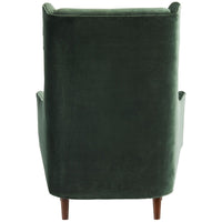 Arteriors Budelli Wing Chair - Forest Velvet