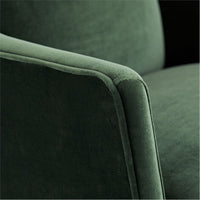 Arteriors Budelli Wing Chair - Forest Velvet