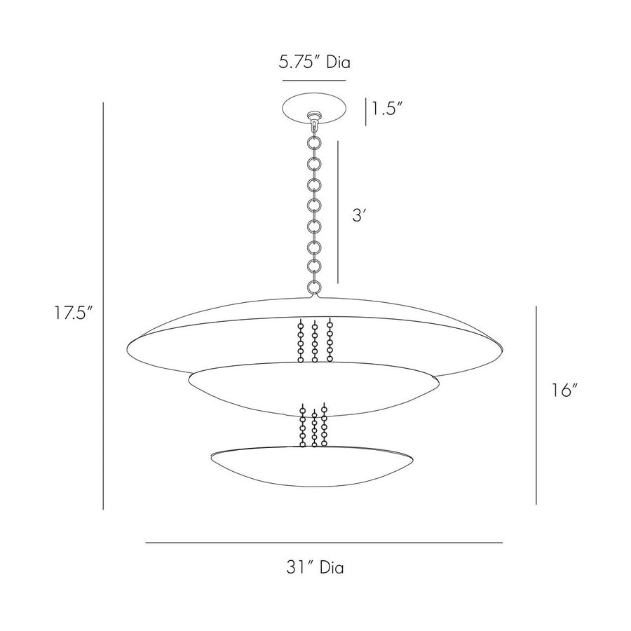 Arteriors Florko Chandelier