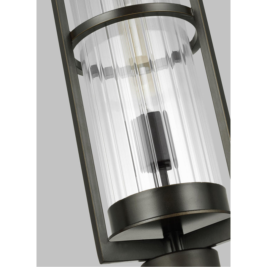 Sea Gull Lighting Alcona 1-Light Outdoor Post Lantern without Bulb