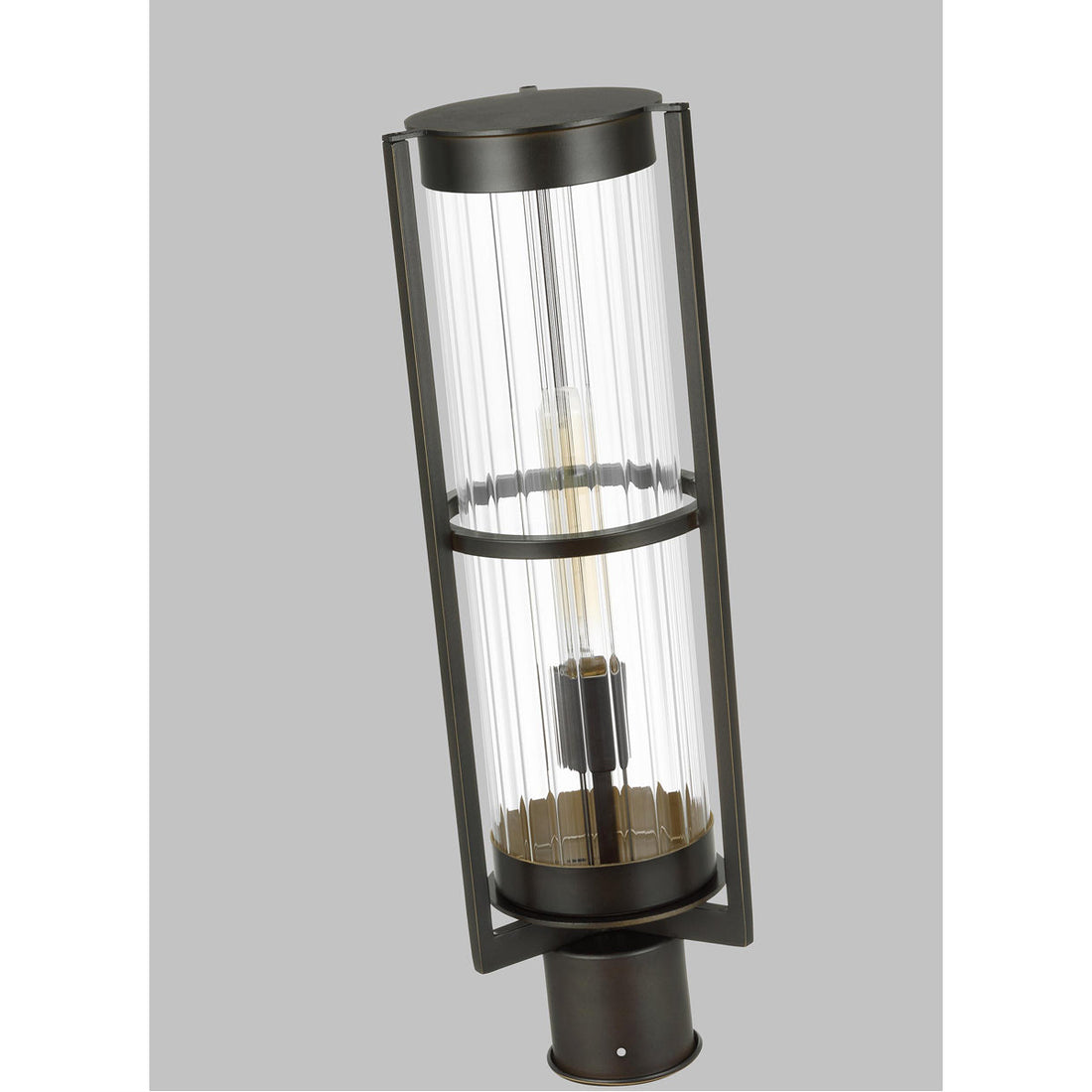 Sea Gull Lighting Alcona 1-Light Outdoor Post Lantern without Bulb