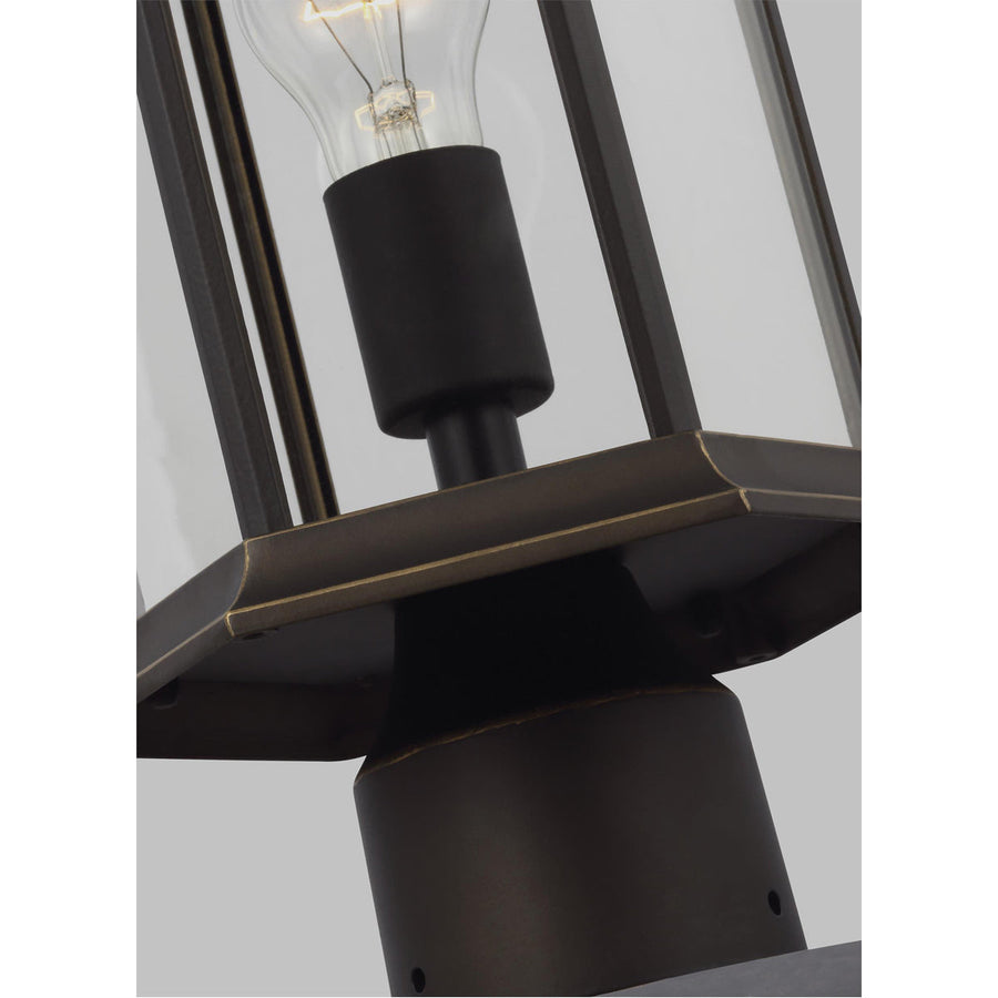 Sea Gull Lighting Sevier 1-Light Outdoor Post Lantern without Bulb