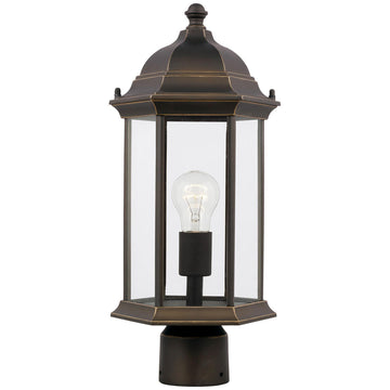 Sea Gull Lighting Sevier 1-Light Outdoor Post Lantern without Bulb