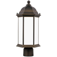 Sea Gull Lighting Sevier 1-Light Outdoor Post Lantern without Bulb