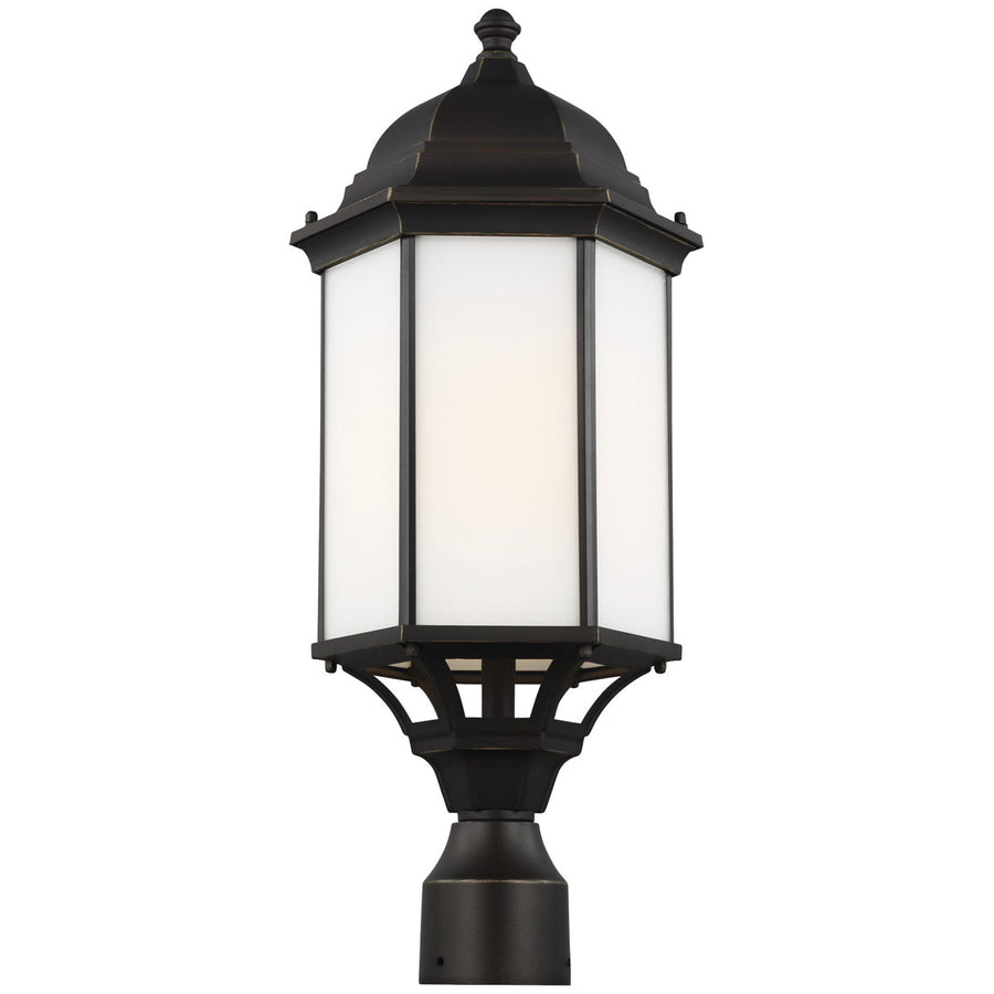 Sea Gull Lighting Sevier Large Outdoor Post Lantern without Bulb