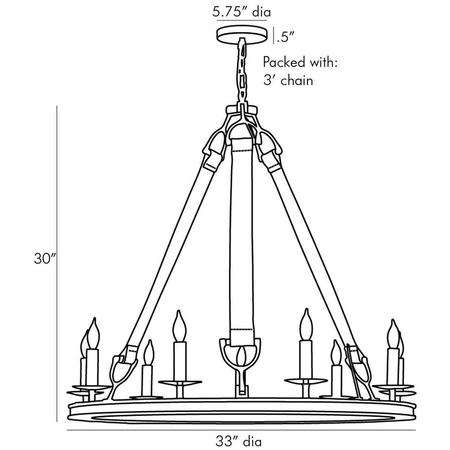 Arteriors Chaney Chandelier