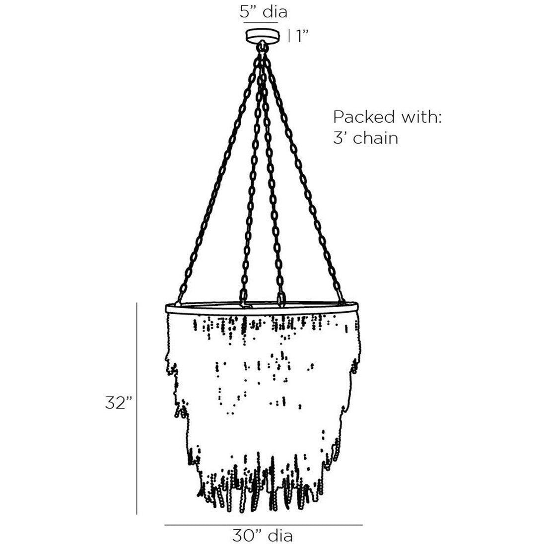 Arteriors Lizzy Chandelier