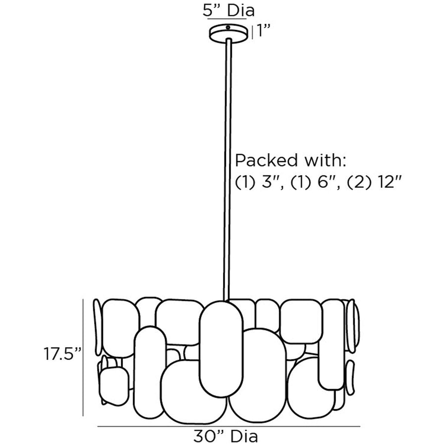 Arteriors Ronaldo Chandelier