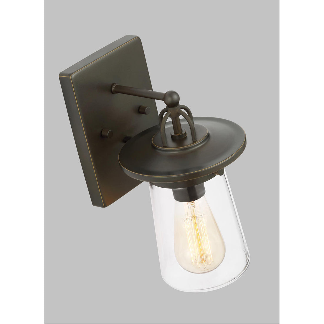 Sea Gull Lighting Tybee Small 1-Light Outdoor Wall Lantern