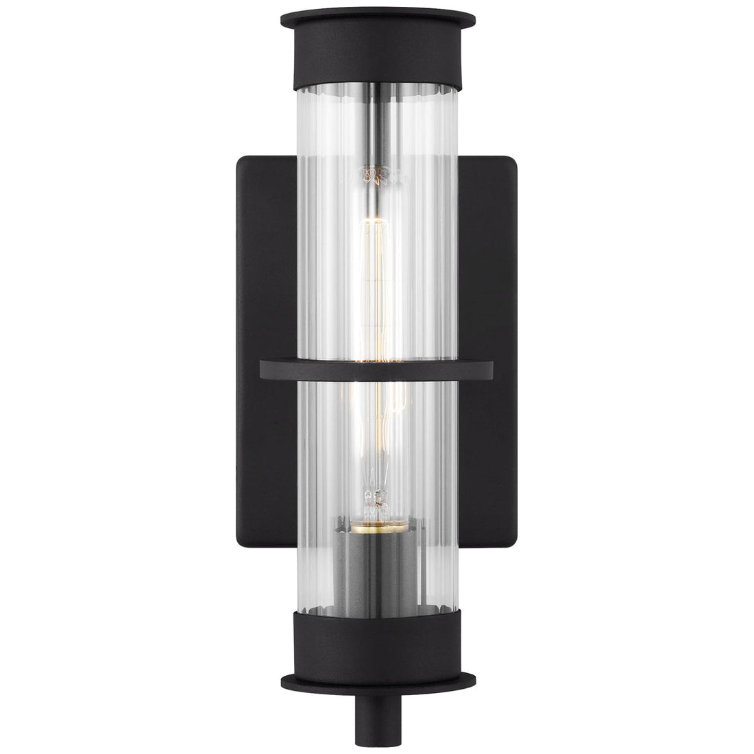 Sea Gull Lighting Alcona 1-Light Outdoor Wall Lantern without Bulb