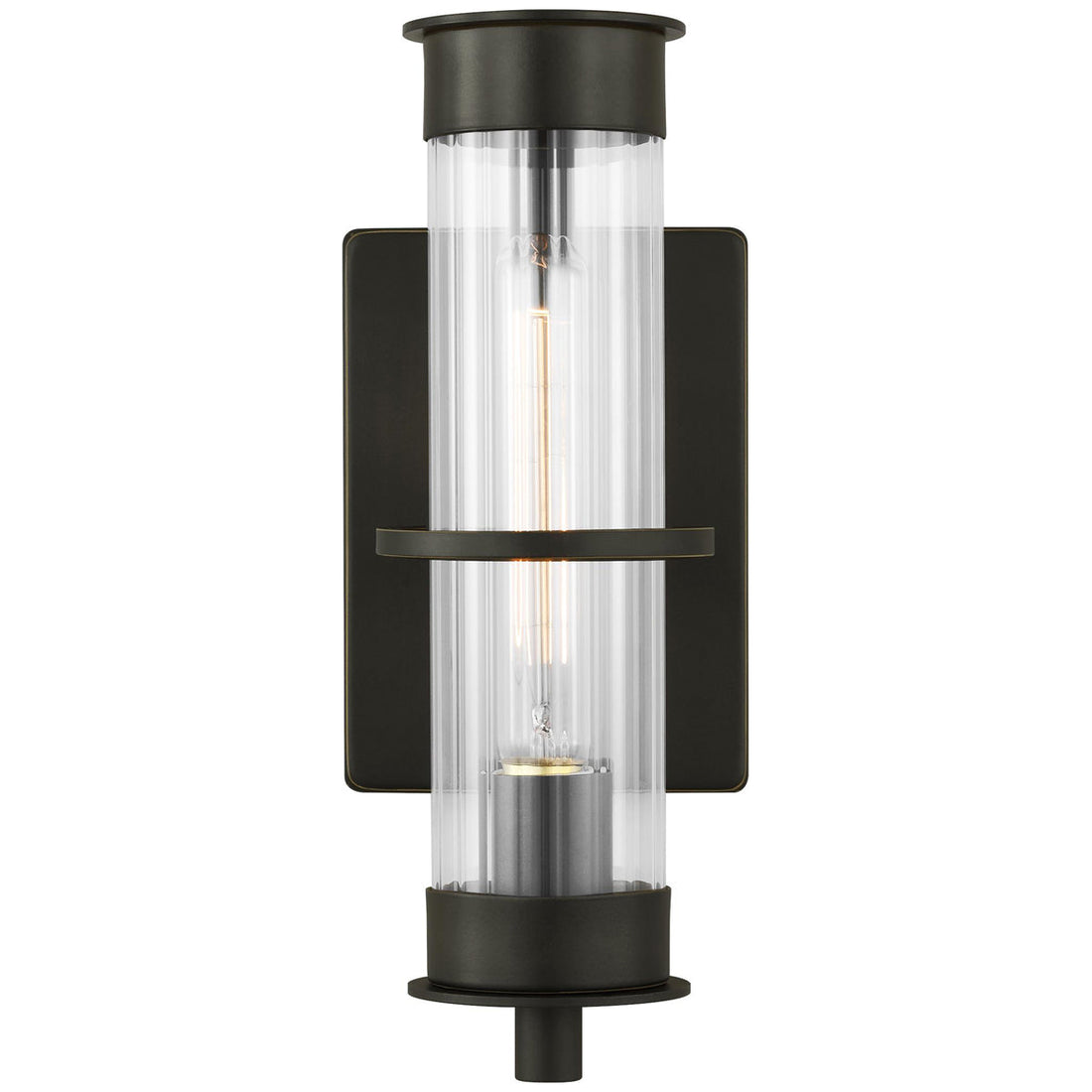 Sea Gull Lighting Alcona 1-Light Outdoor Wall Lantern without Bulb