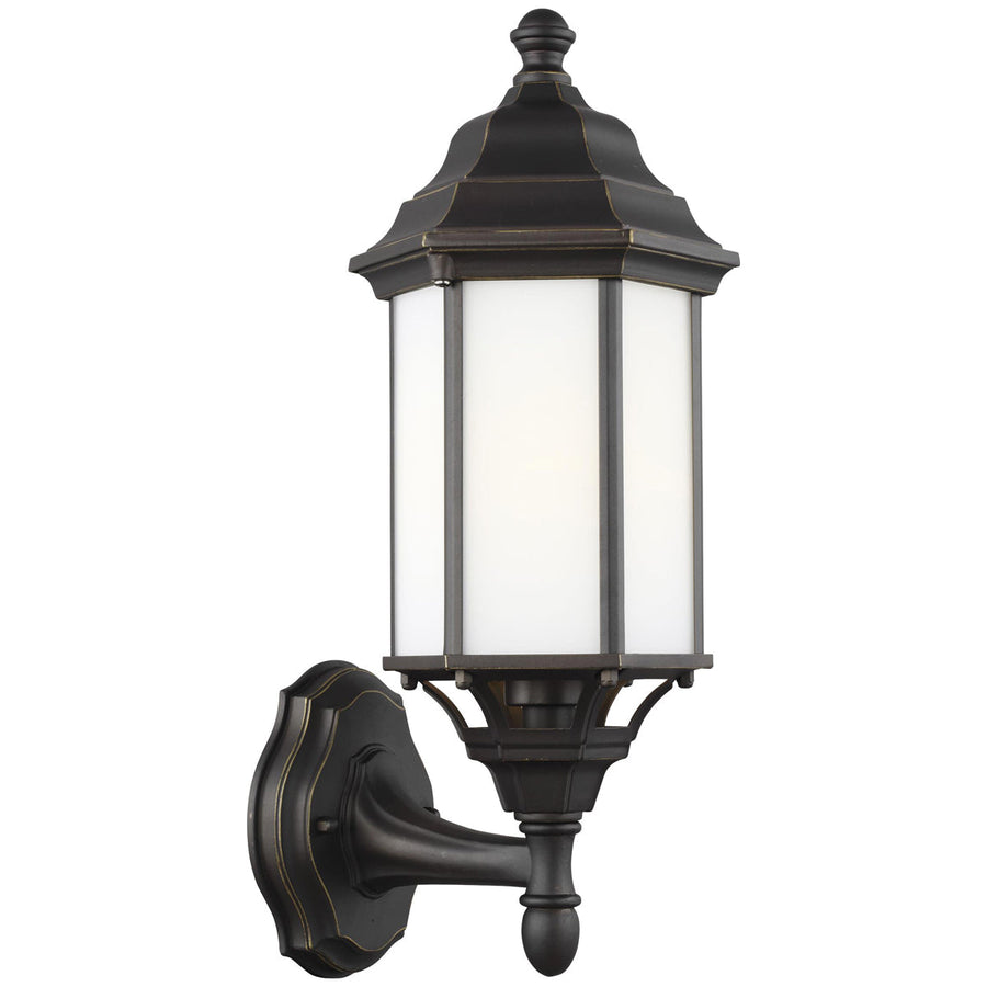 Sea Gull Lighting Sevier Uplight Outdoor Wall Lantern with Bulb