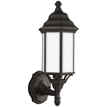 Sea Gull Lighting Sevier Uplight Outdoor Wall Lantern with Bulb