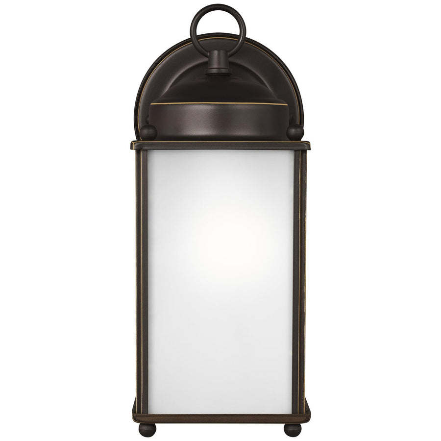 Sea Gull Lighting New Castle Large 1-Light Outdoor Wall Lantern