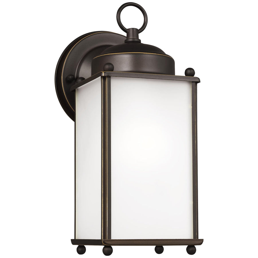 Sea Gull Lighting New Castle Large 1-Light Outdoor Wall Lantern