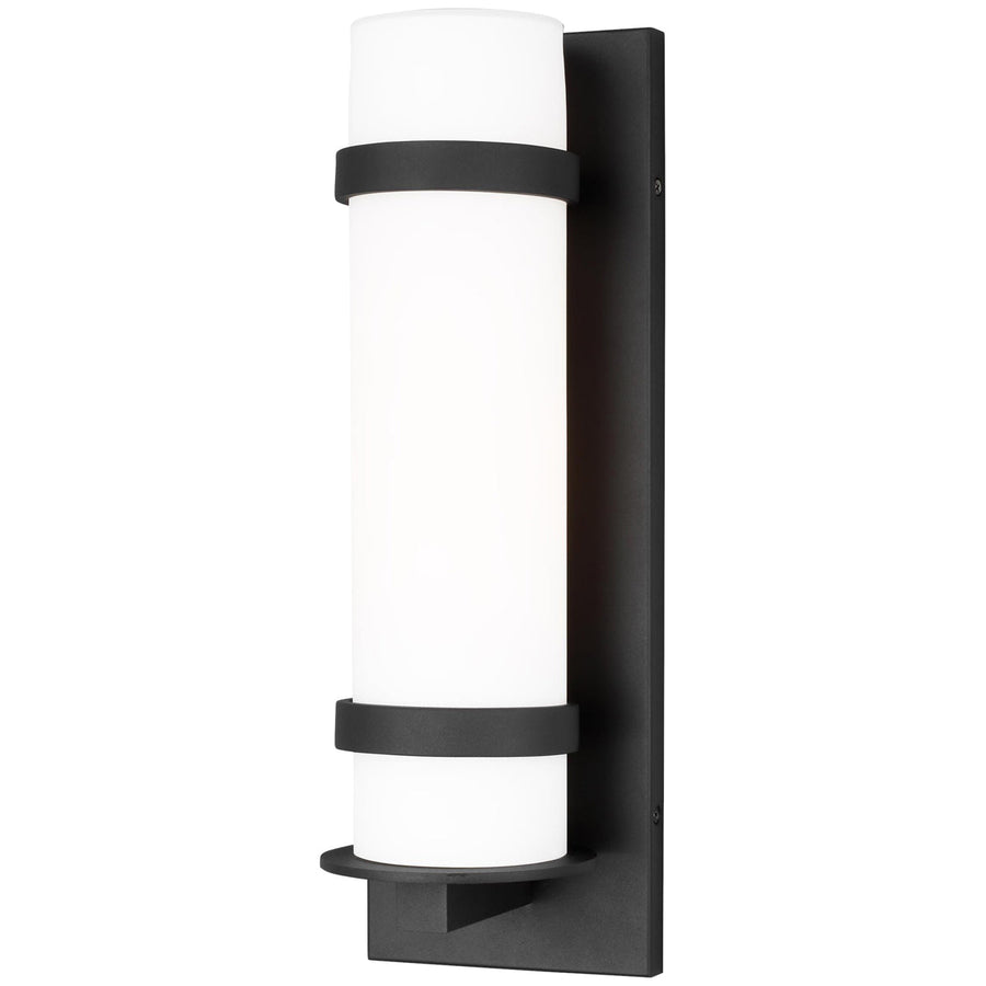 Sea Gull Lighting Alban Medium 1-Light Outdoor Cylinder Wall Lantern