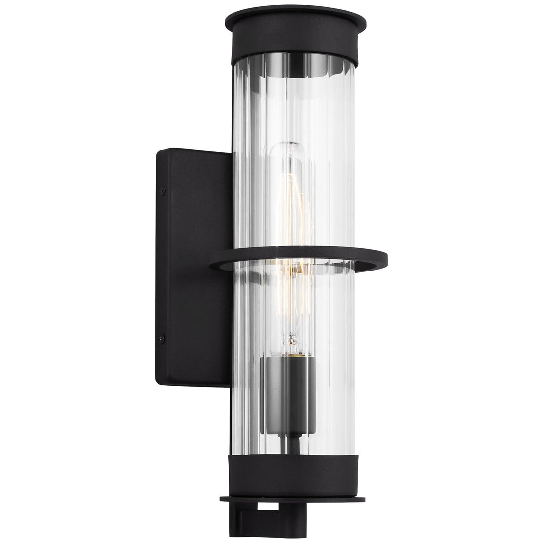 Sea Gull Lighting Alcona 1-Light Outdoor Wall Lantern without Bulb