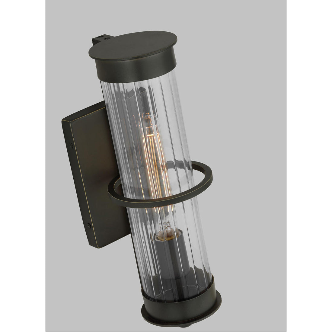 Sea Gull Lighting Alcona 1-Light Outdoor Wall Lantern without Bulb