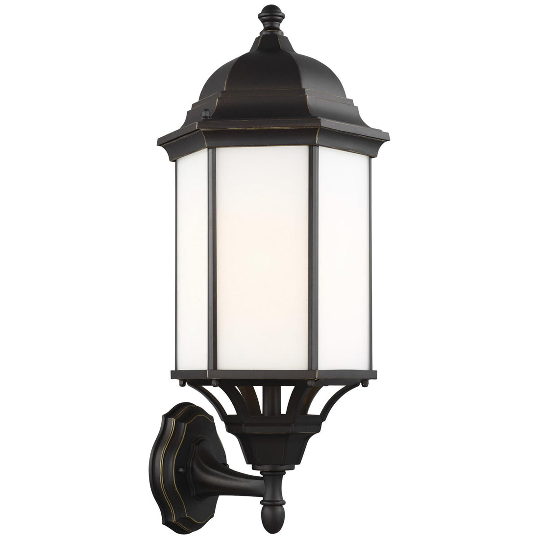 Sea Gull Lighting Sevier Uplight Outdoor Wall Lantern without Bulb