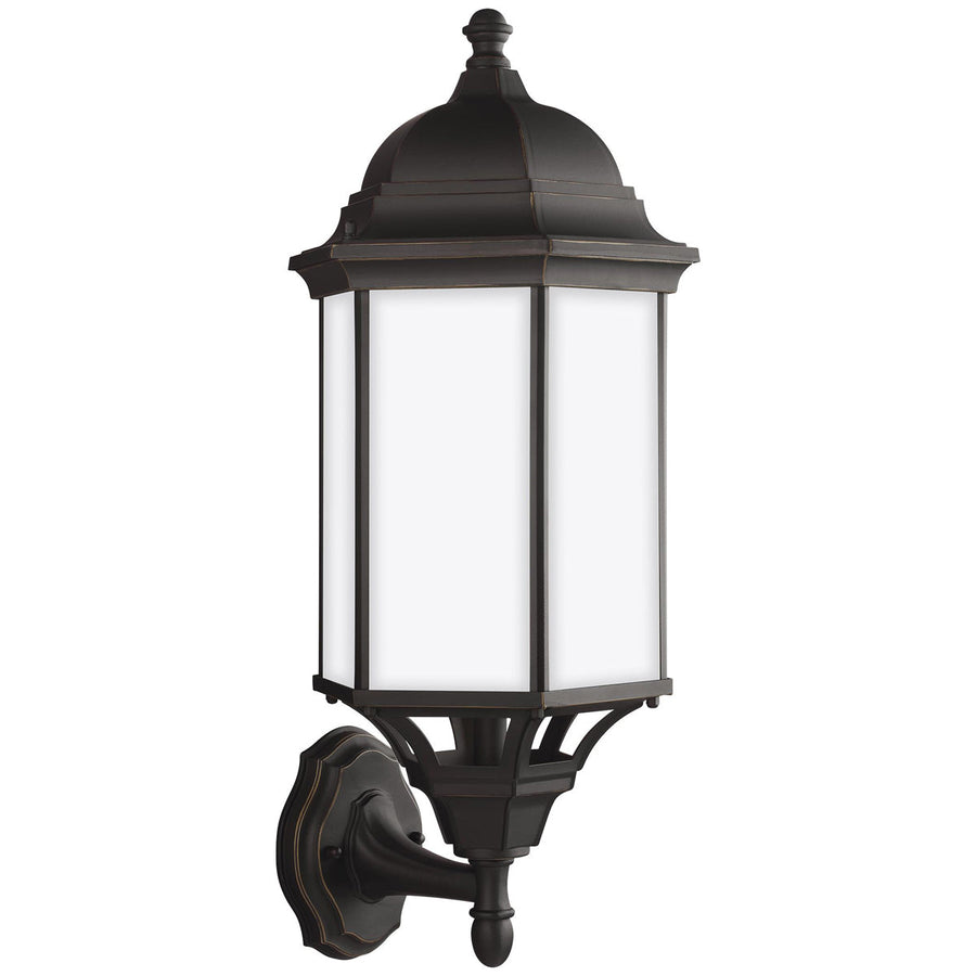 Sea Gull Lighting Sevier Uplight Outdoor Wall Lantern without Bulb