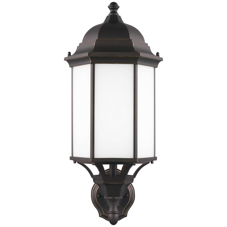 Sea Gull Lighting Sevier Uplight Outdoor Wall Lantern with Bulb