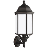 Sea Gull Lighting Sevier Uplight Outdoor Wall Lantern with Bulb