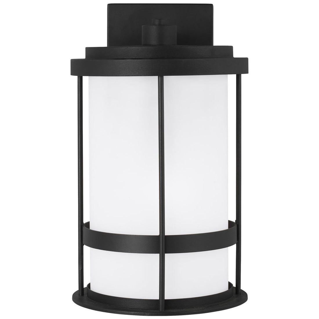 Sea Gull Lighting Wilburn 1-Light Outdoor Wall Lantern with Bulb