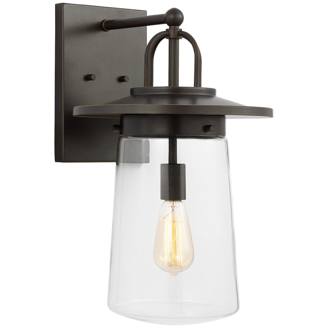 Sea Gull Lighting Tybee Large 1-Light Outdoor Wall Lantern