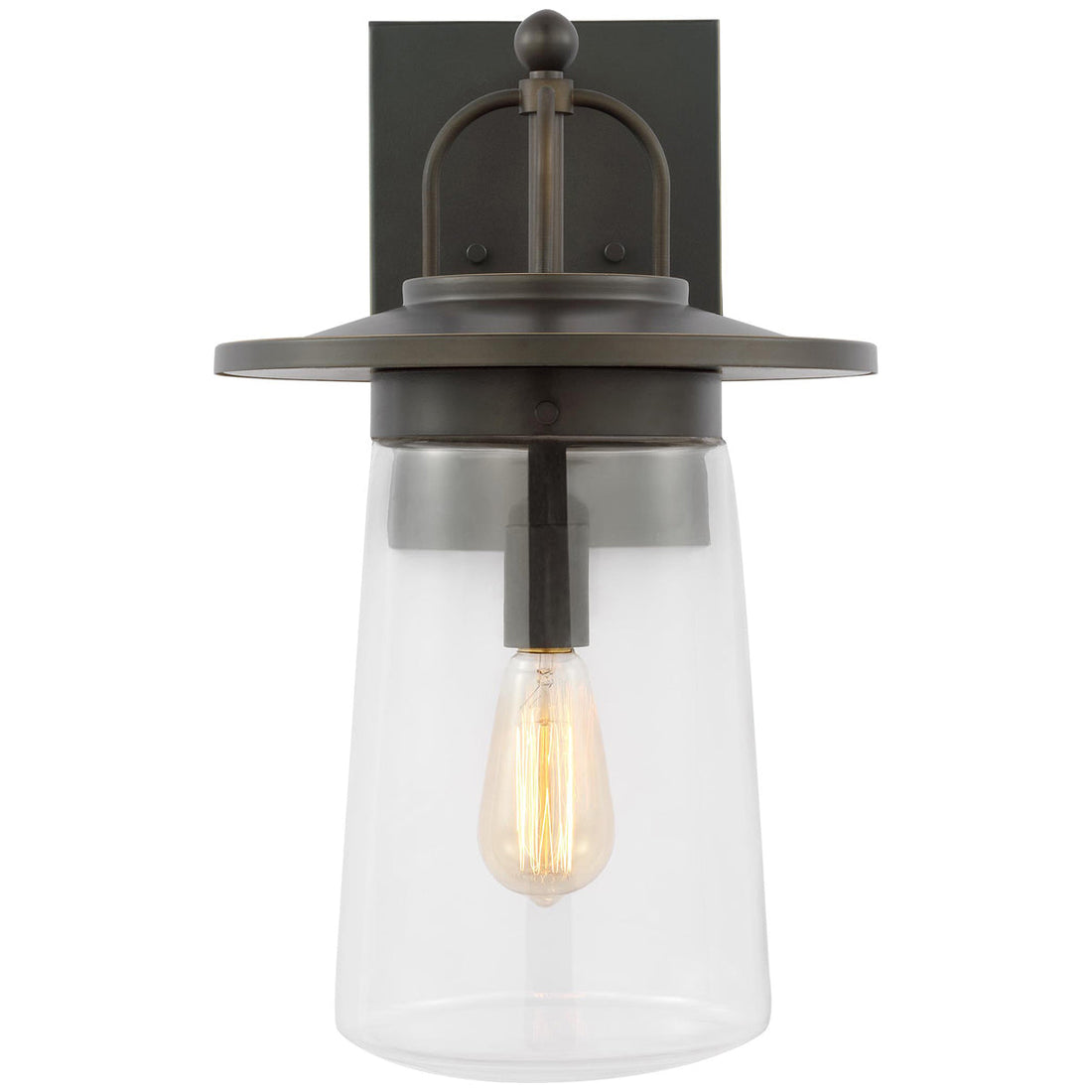 Sea Gull Lighting Tybee Large 1-Light Outdoor Wall Lantern