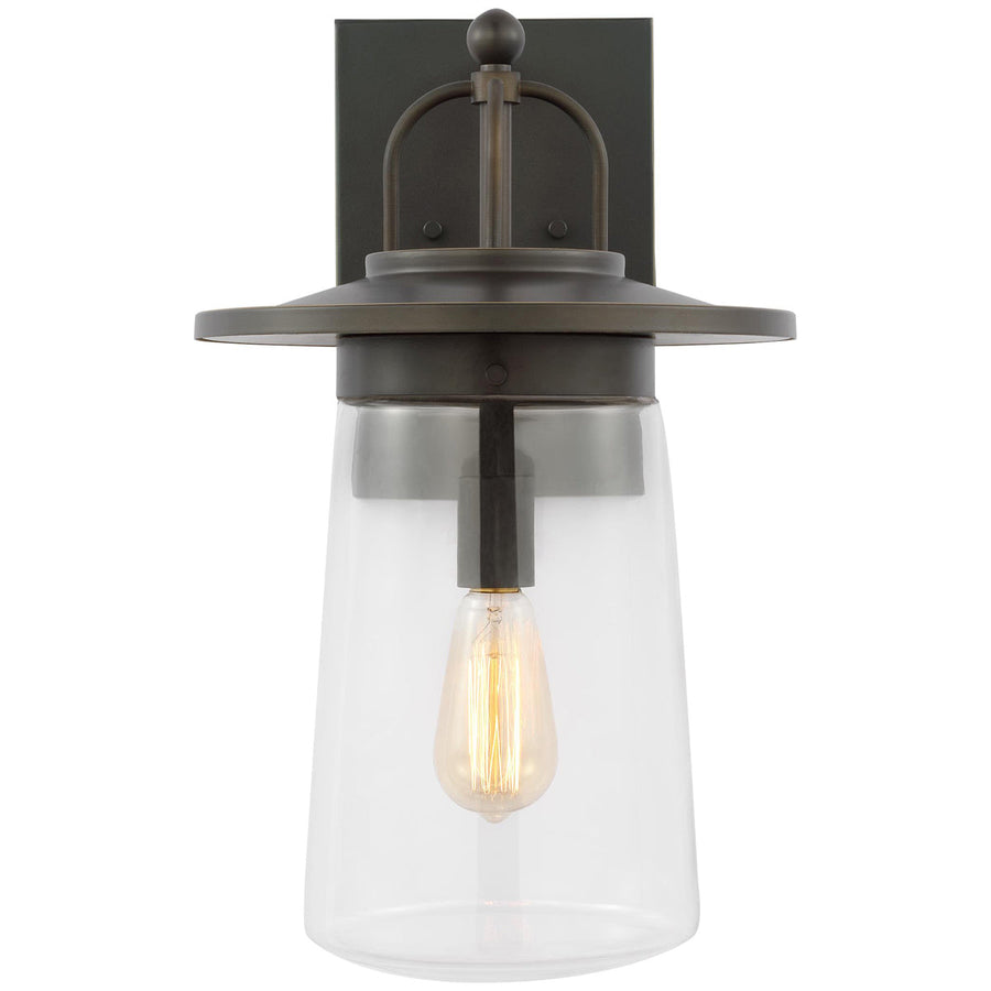 Sea Gull Lighting Tybee Large 1-Light Outdoor Wall Lantern