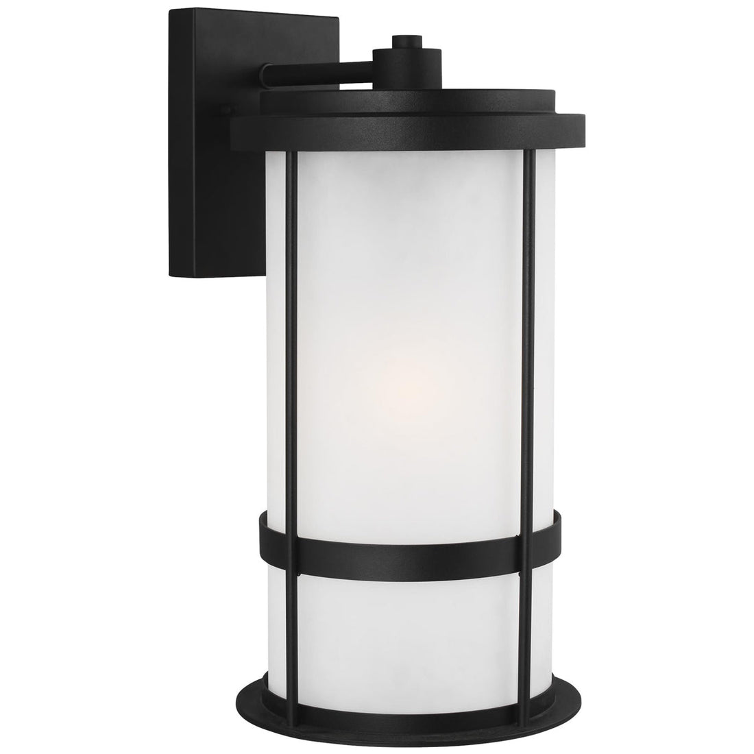 Sea Gull Lighting Wilburn Large 1-Light Outdoor Wall Lantern