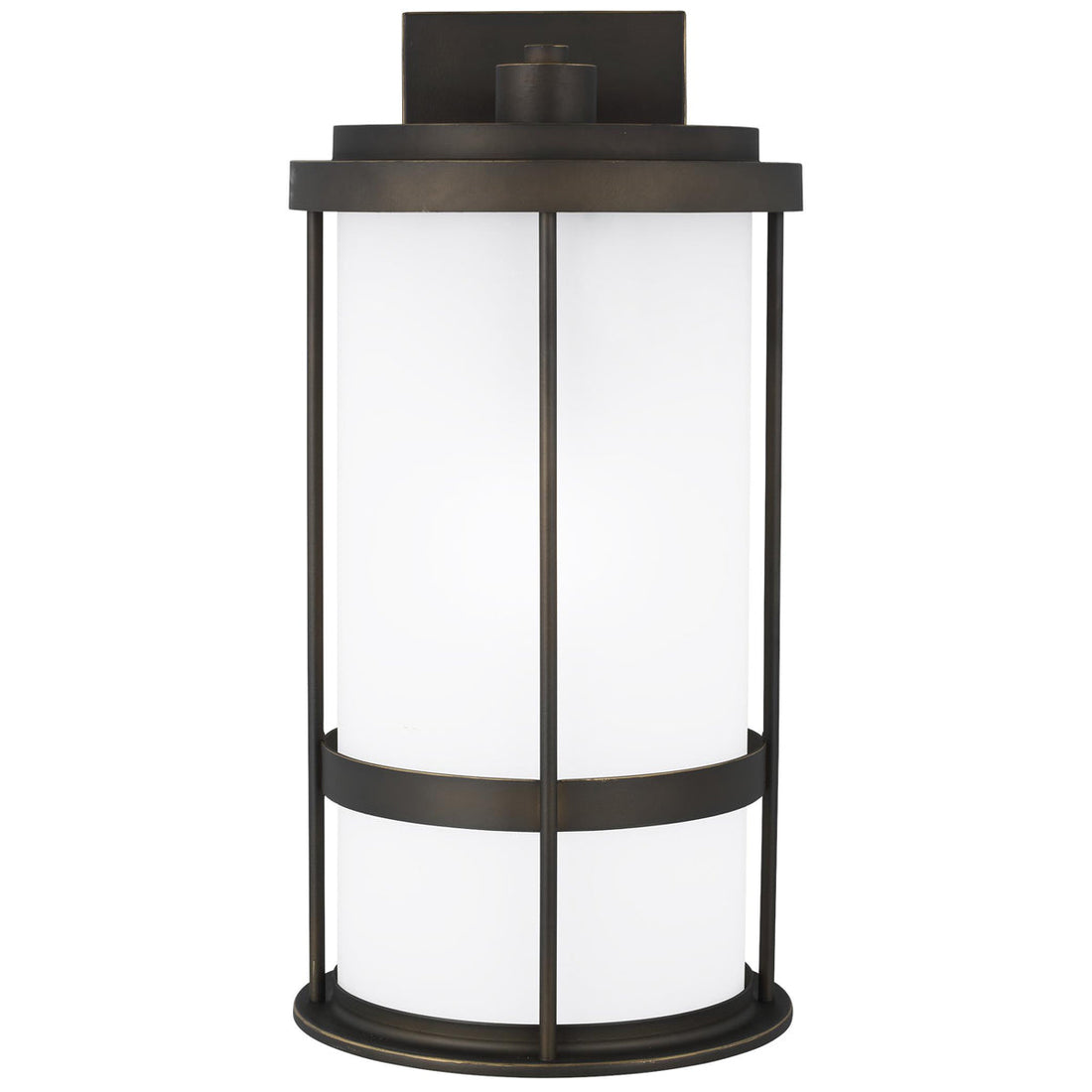 Sea Gull Lighting Wilburn Large 1-Light Outdoor Wall Lantern