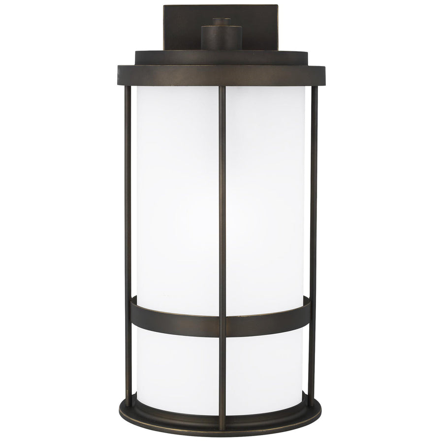 Sea Gull Lighting Wilburn Large 1-Light Outdoor Wall Lantern