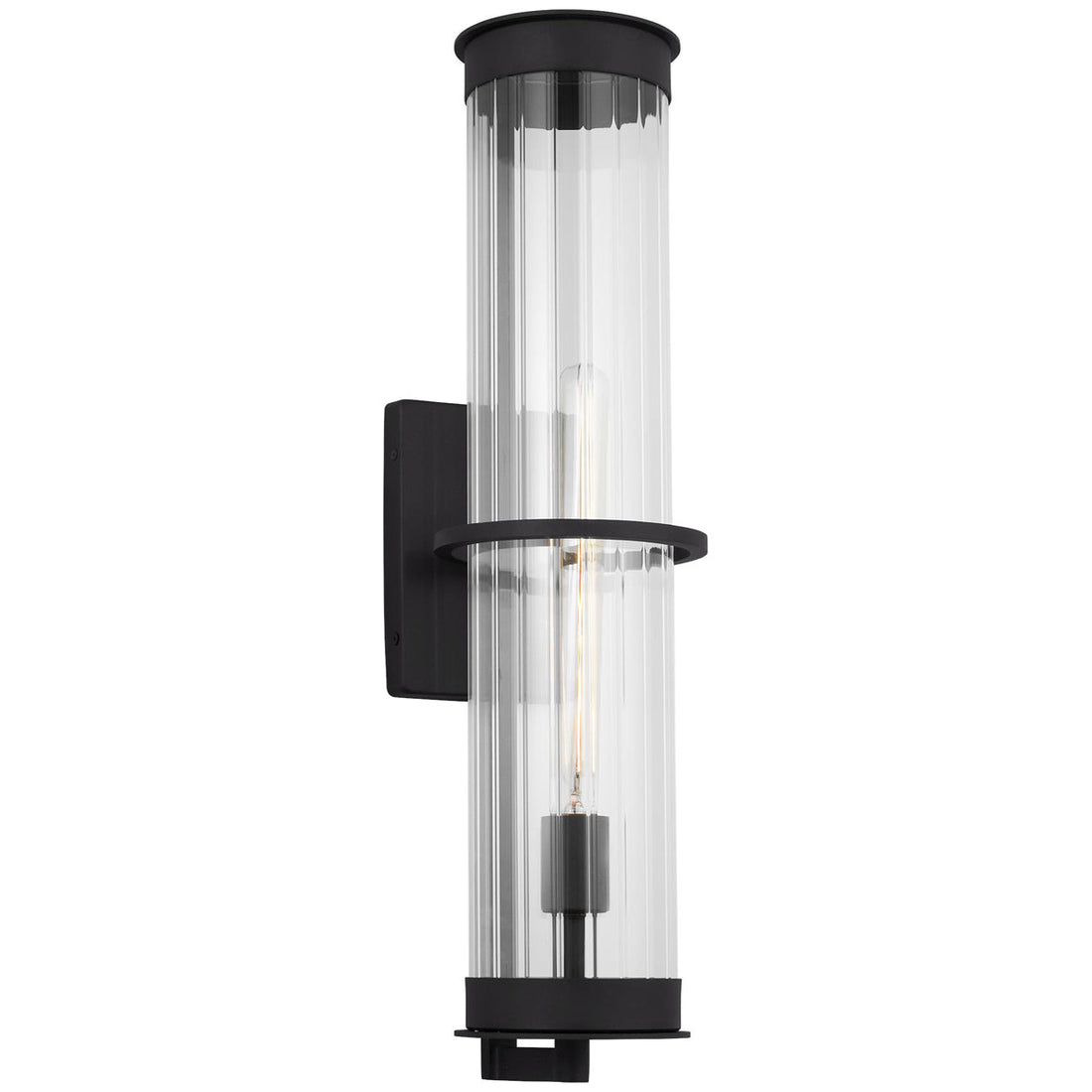 Sea Gull Lighting Alcona 1-Light Outdoor Wall Lantern without Bulb