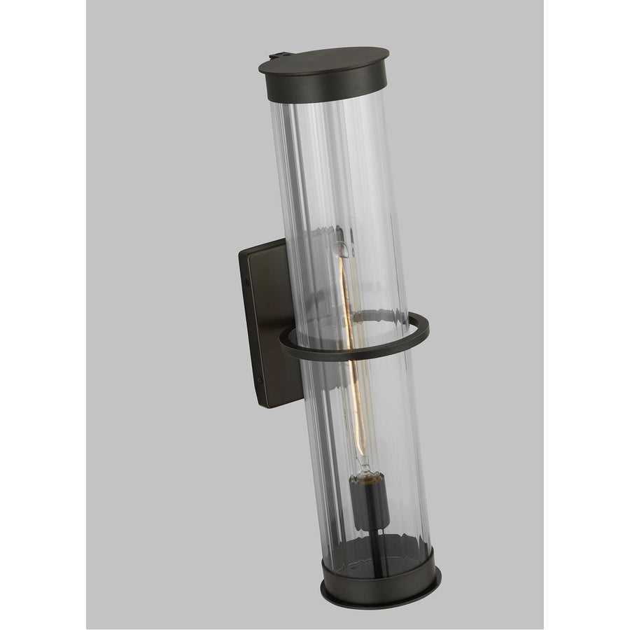 Sea Gull Lighting Alcona 1-Light Outdoor Wall Lantern without Bulb